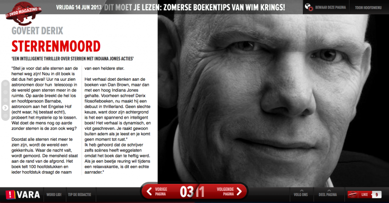 Sterrenmoord DWDD
